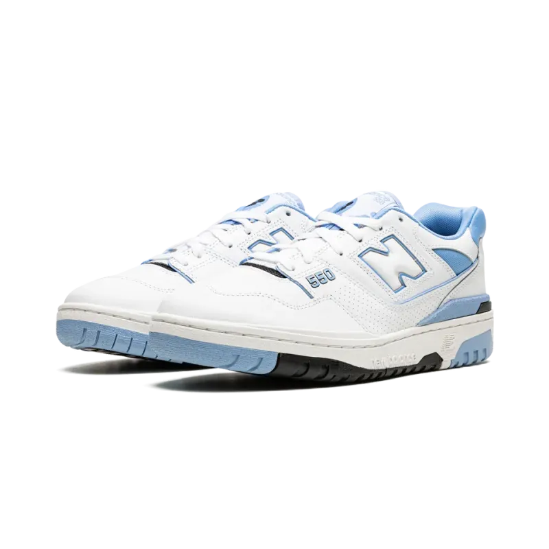 New Balance 550 White / Carolina Blue Mens