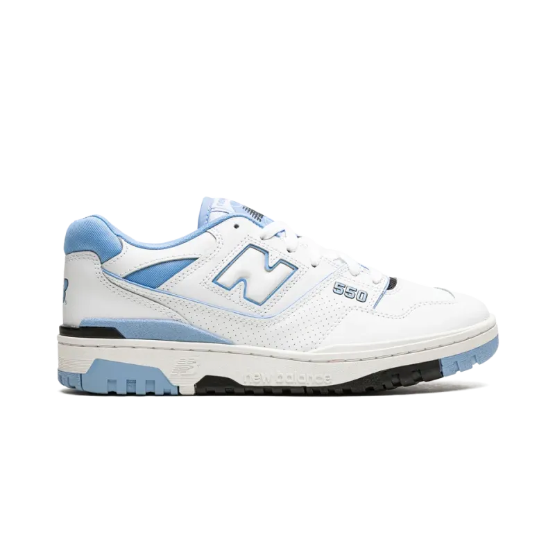 New Balance 550 White / Carolina Blue Mens