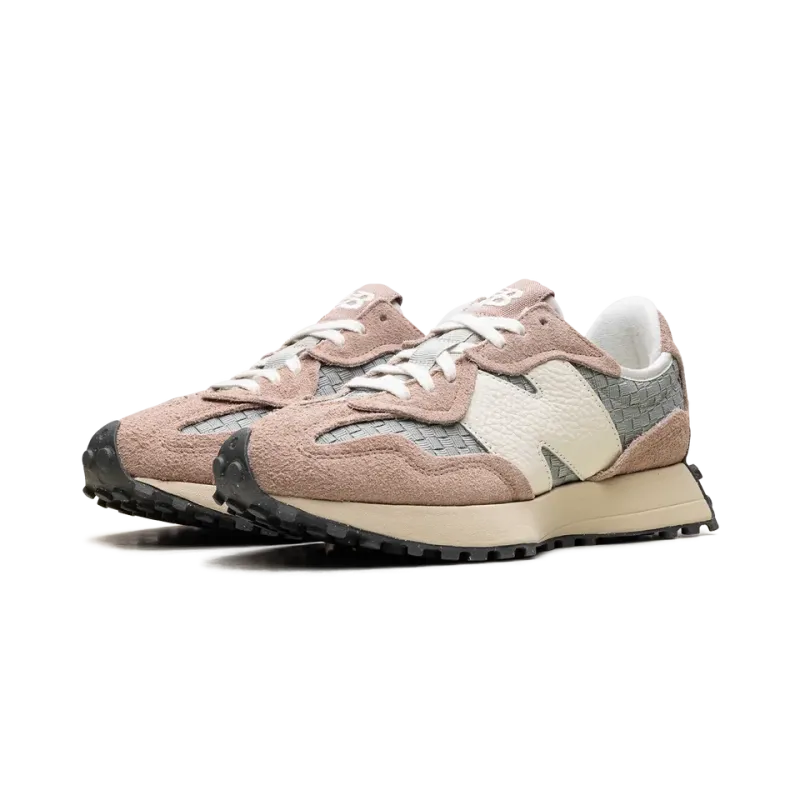 New Balance 327 Woven Flat Taupe Olivine Mens