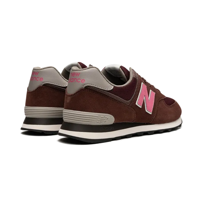 New Balance 574 Brown/Pink Mens