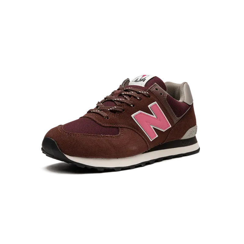 New Balance 574 Brown/Pink Mens