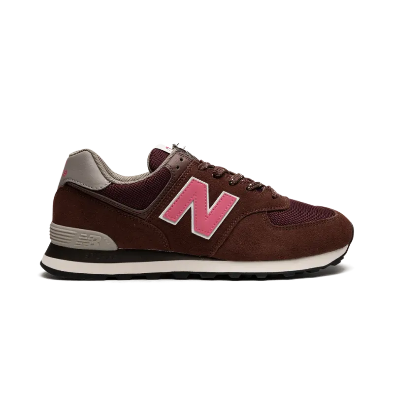 New Balance 574 Brown/Pink Mens