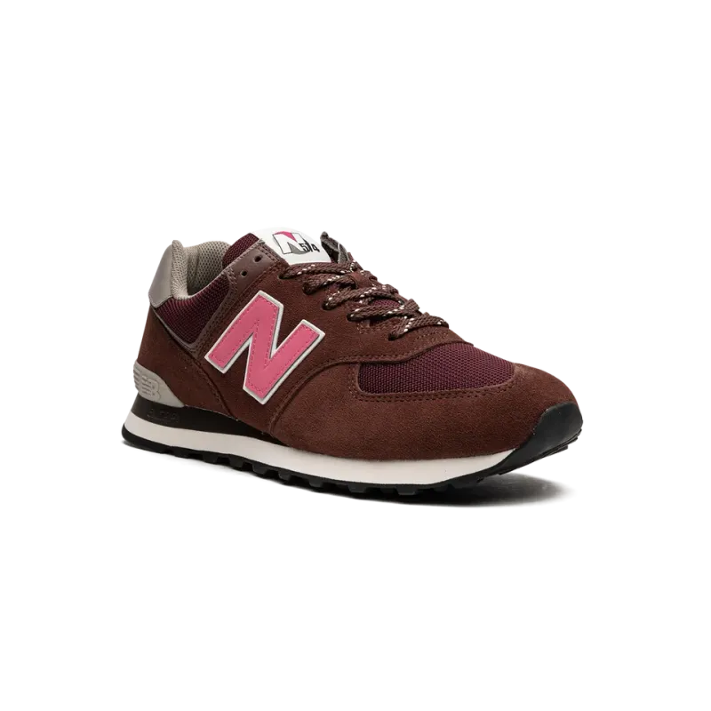 New Balance 574 Brown/Pink Mens