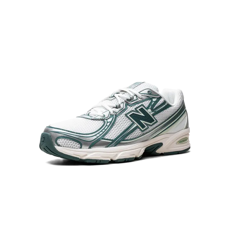 New Balance 740 White / Marsh Green Mens