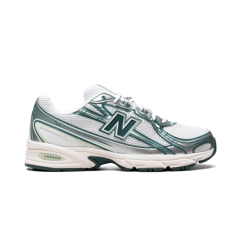 New Balance 740 White / Marsh Green Mens