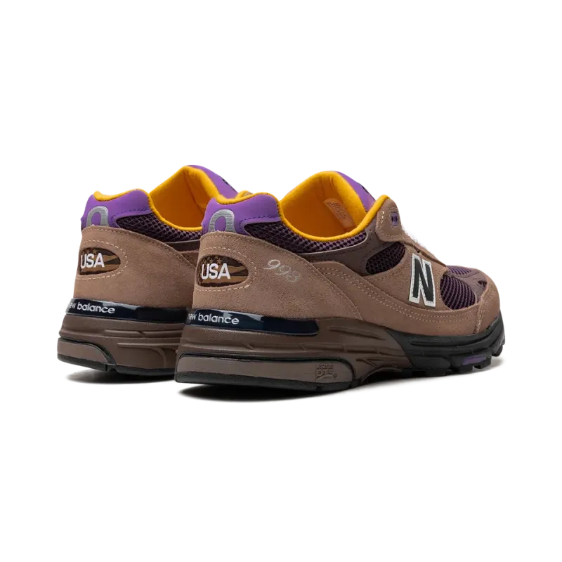 New Balance 993 Made in USA - Mushroom / Midnight Violet Mens