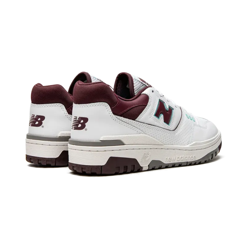New Balance 550 Burgundy / Cyan Mens