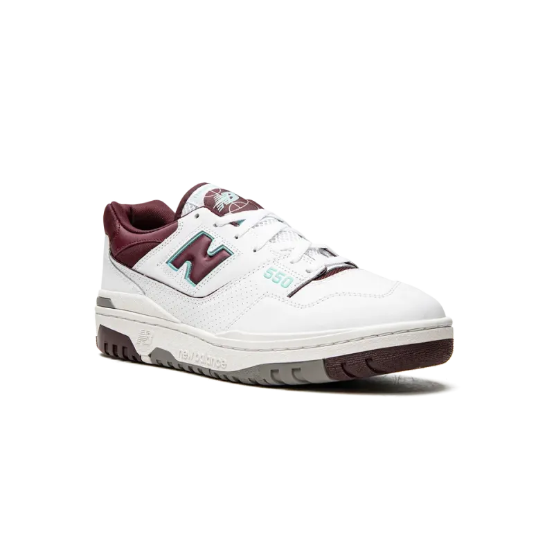 New Balance 550 Burgundy / Cyan Mens