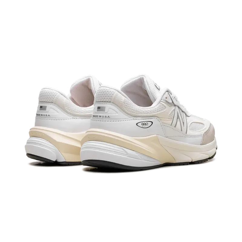 New Balance 990v6 Made in USA - White Sea Salt Mens