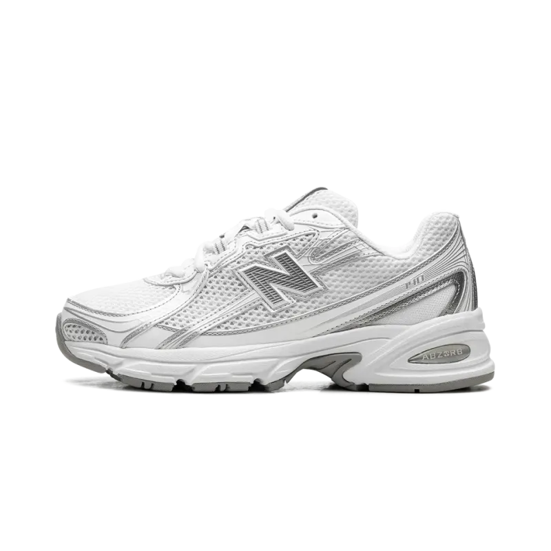 New Balance 740 White Silver Mens