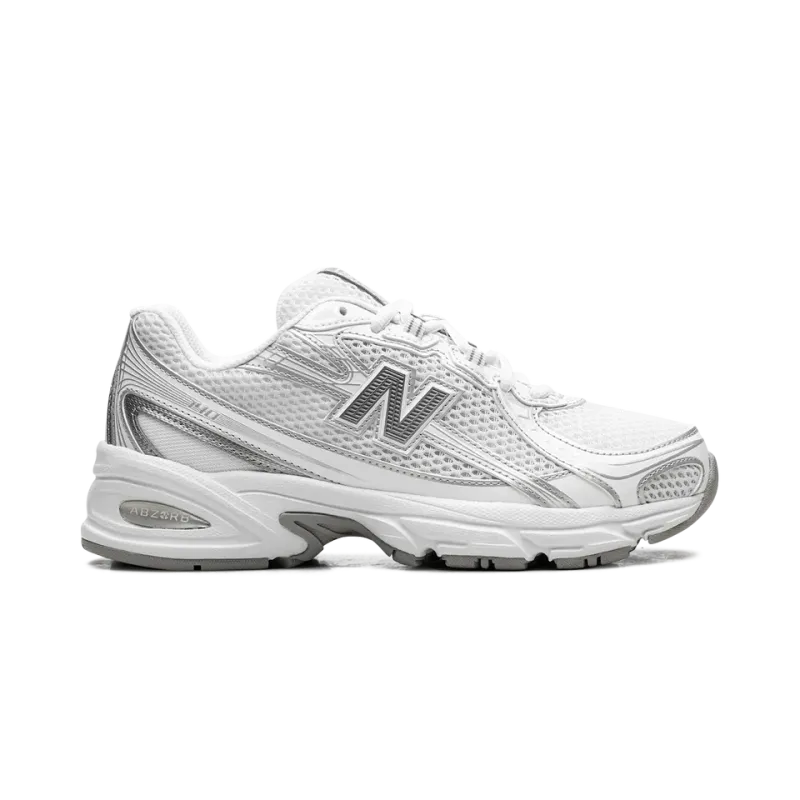 New Balance 740 White Silver Mens