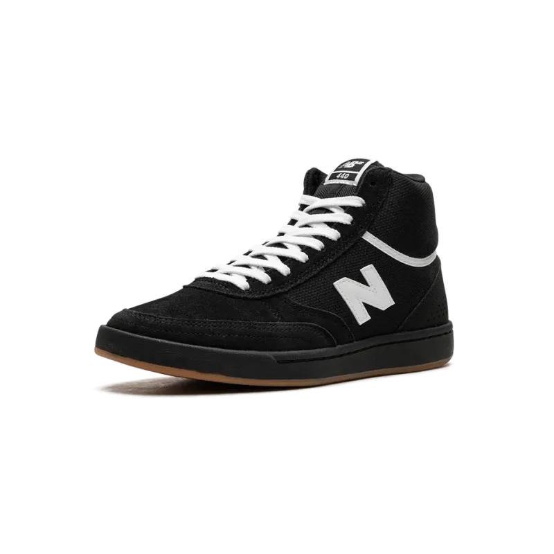 New Balance Numeric 440 Black White Gum Mens