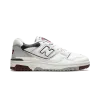 New Balance 550 White / Indigo / Burgundy Mens