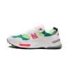 New Balance 992 White Neon Cyan Mens