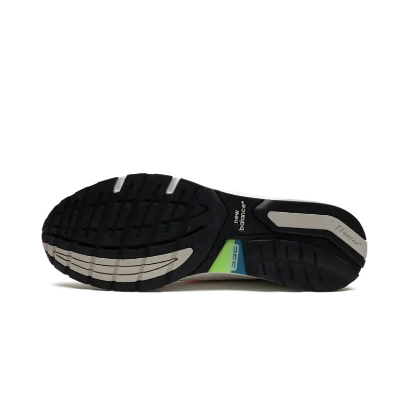 New Balance 992 White Neon Cyan Mens