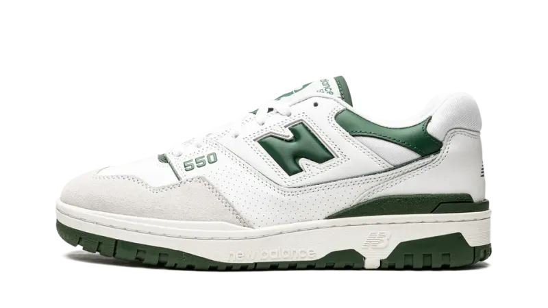 New Balance 550 White/Green: Retro Basketball Style Refined for Today