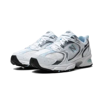 New Balance 530 White / Dark Arctic Grey / Light Chrome Blue Mens