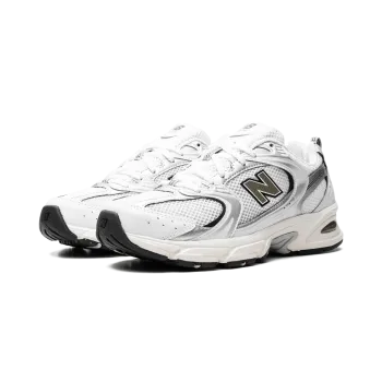 New Balance 530 White Silver Black Mens