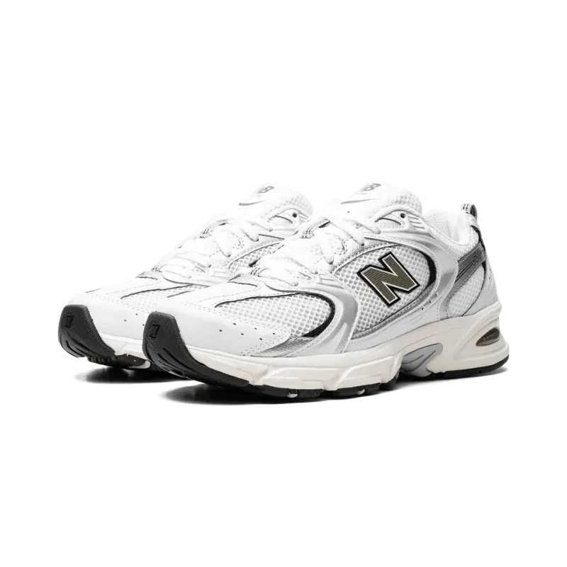 New Balance 530 White Silver Black Mens