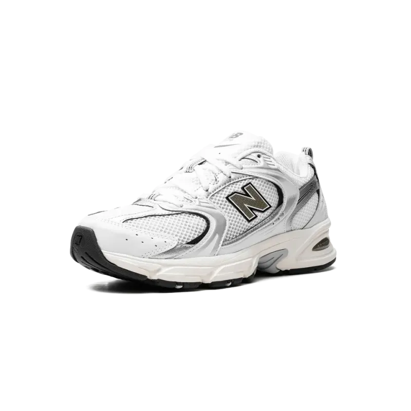 New Balance 530 White Silver Black Mens