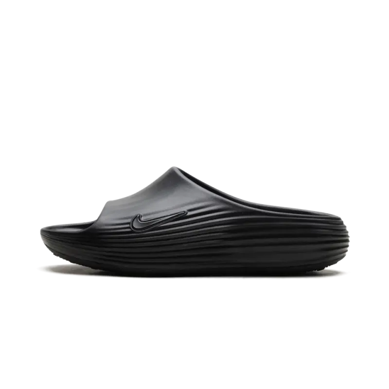 Nike ReactX Rejuven8 Slide Triple Black Mens