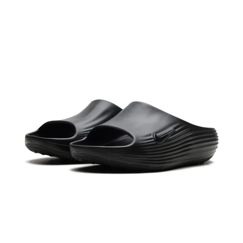 Nike ReactX Rejuven8 Slide Triple Black Mens