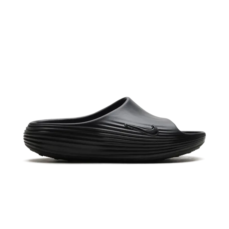 Nike ReactX Rejuven8 Slide Triple Black Mens