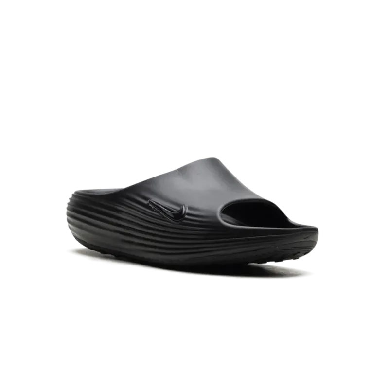 Nike ReactX Rejuven8 Slide Triple Black Mens