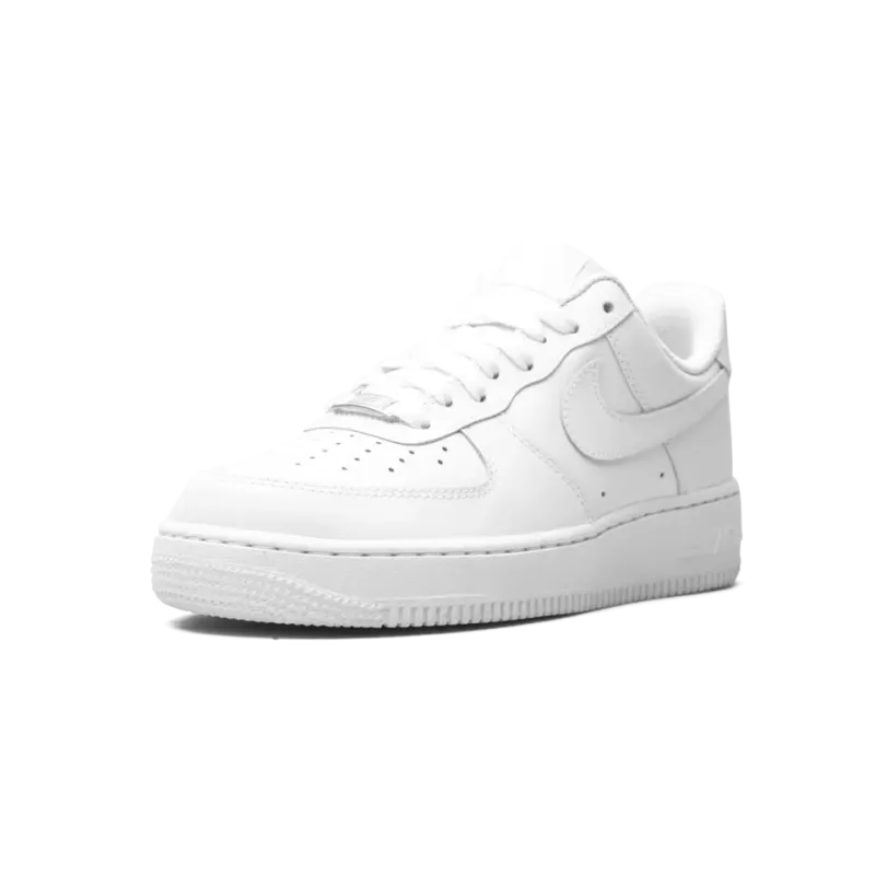 Nike AIR FORCE 1 LO '07 MNS WMNS White on White Womens