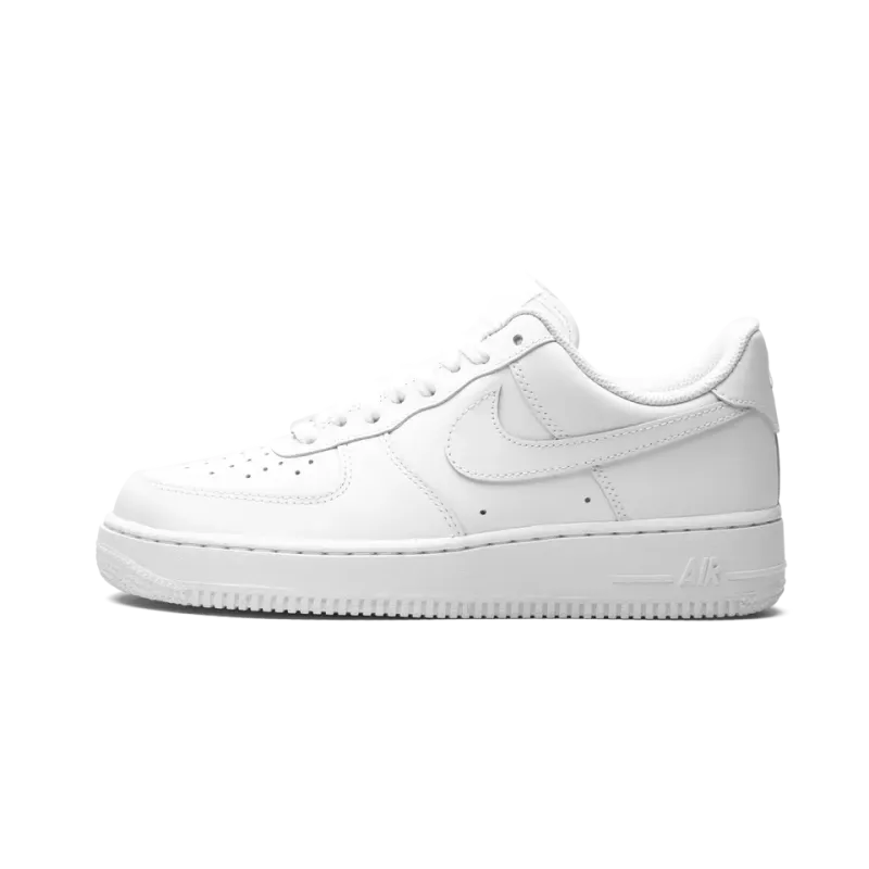 Nike AIR FORCE 1 LO '07 MNS WMNS White on White Womens