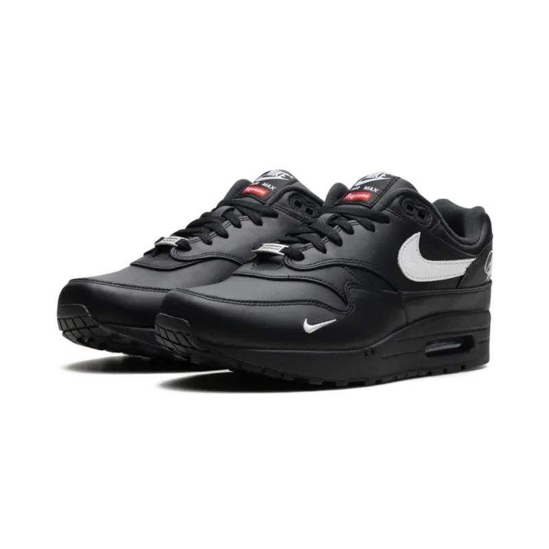 Nike Air Max 1 '87 SP Supreme Black White Mens