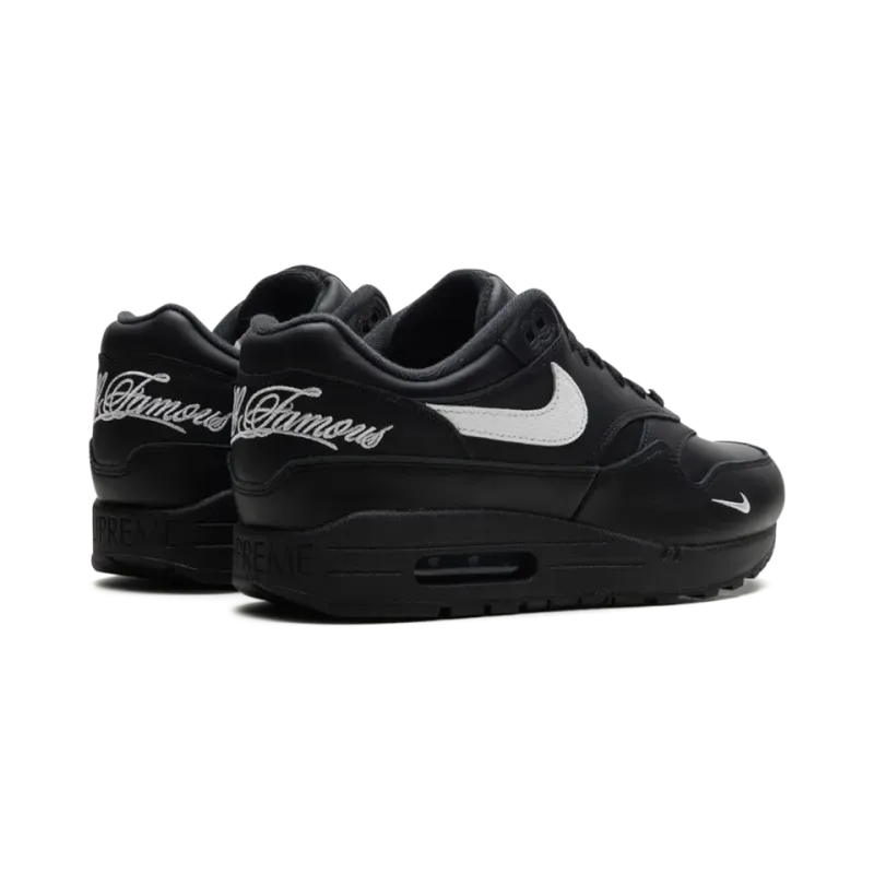 Nike Air Max 1 '87 SP Supreme Black White Mens