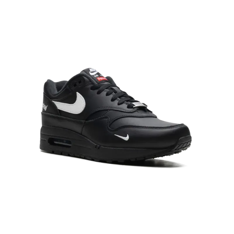 Nike Air Max 1 '87 SP Supreme Black White Mens