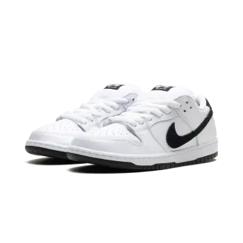 Nike SB Dunk Low White Black Mens