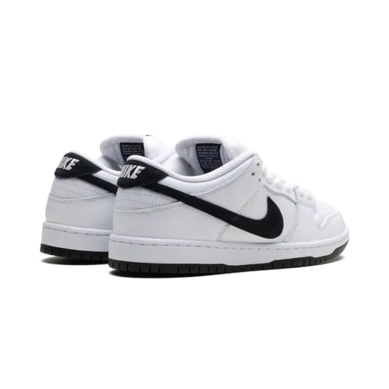 Nike SB Dunk Low White Black Mens