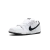 Nike SB Dunk Low White Black Mens