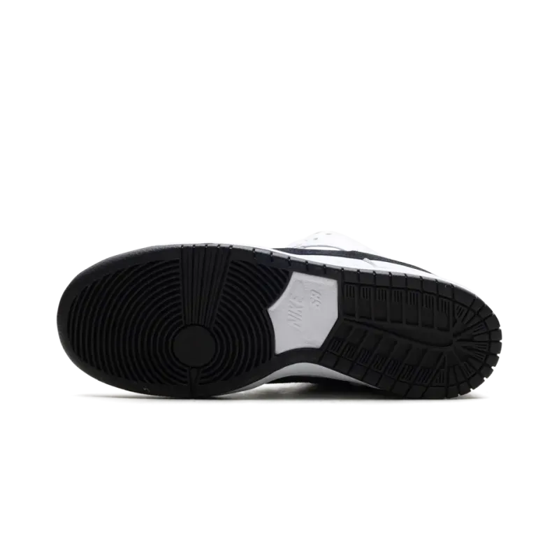 Nike SB Dunk Low White Black Mens