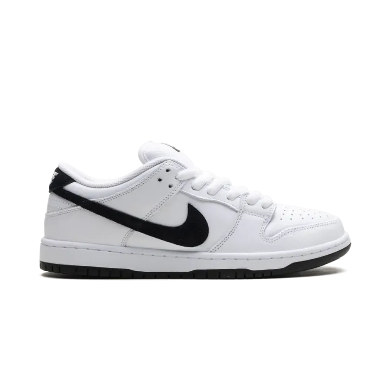 Nike SB Dunk Low White Black Mens