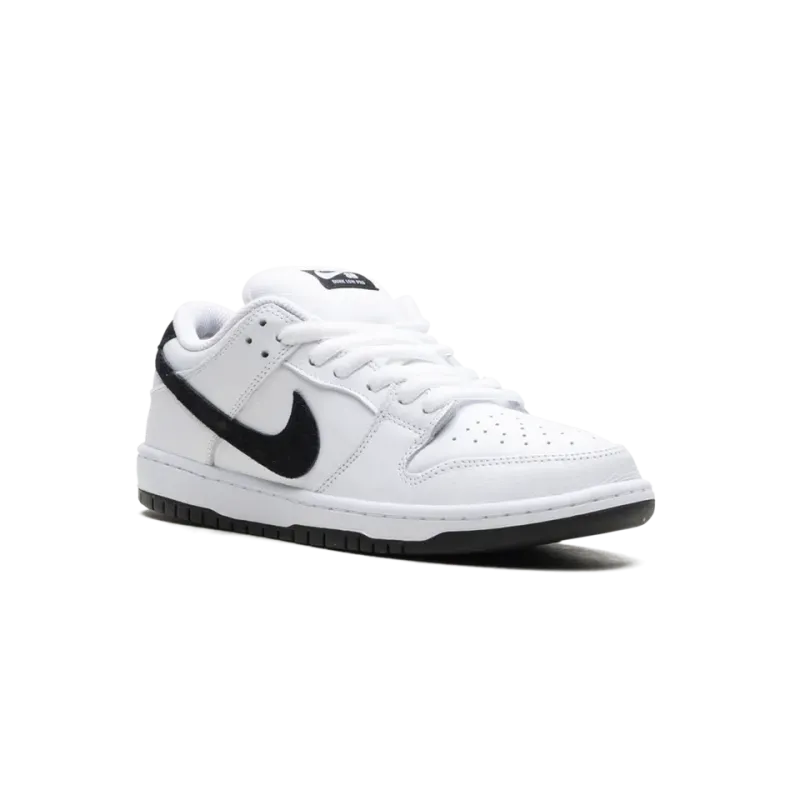 Nike SB Dunk Low White Black Mens