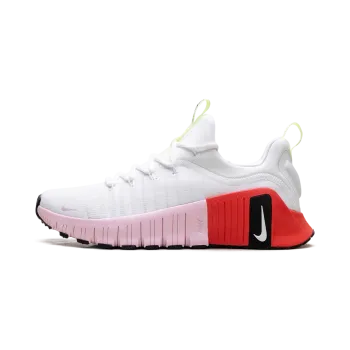 Nike Free Metcon 6 WMNS White Barely Volt Bright Crimson Pink Foam Womens