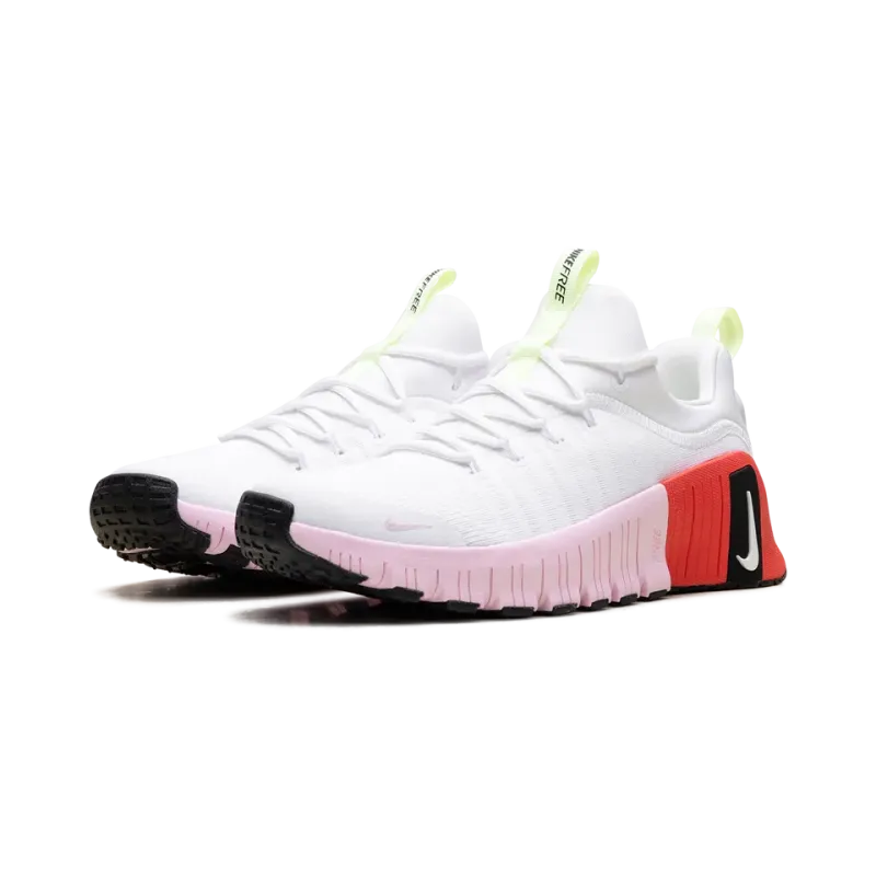 Nike Free Metcon 6 WMNS White Barely Volt Bright Crimson Pink Foam Womens