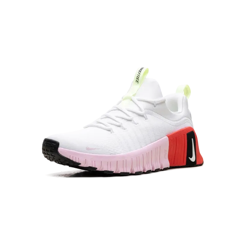Nike Free Metcon 6 WMNS White Barely Volt Bright Crimson Pink Foam Womens