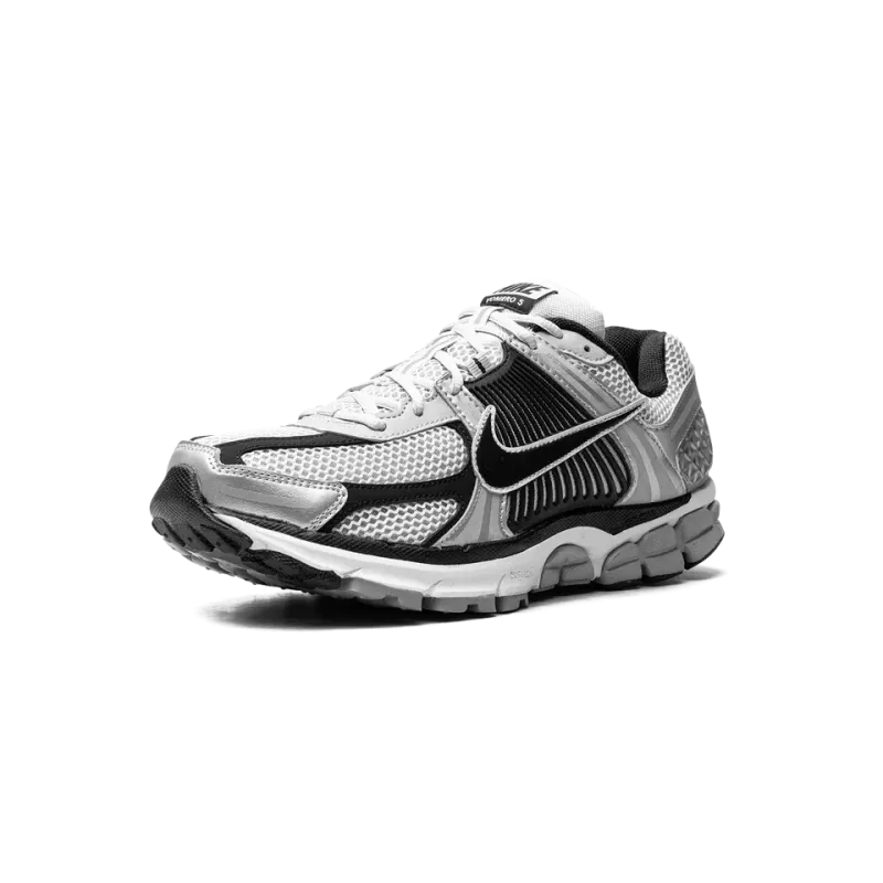 Nike Zoom Vomero 5 Metallic Silver Black Mens