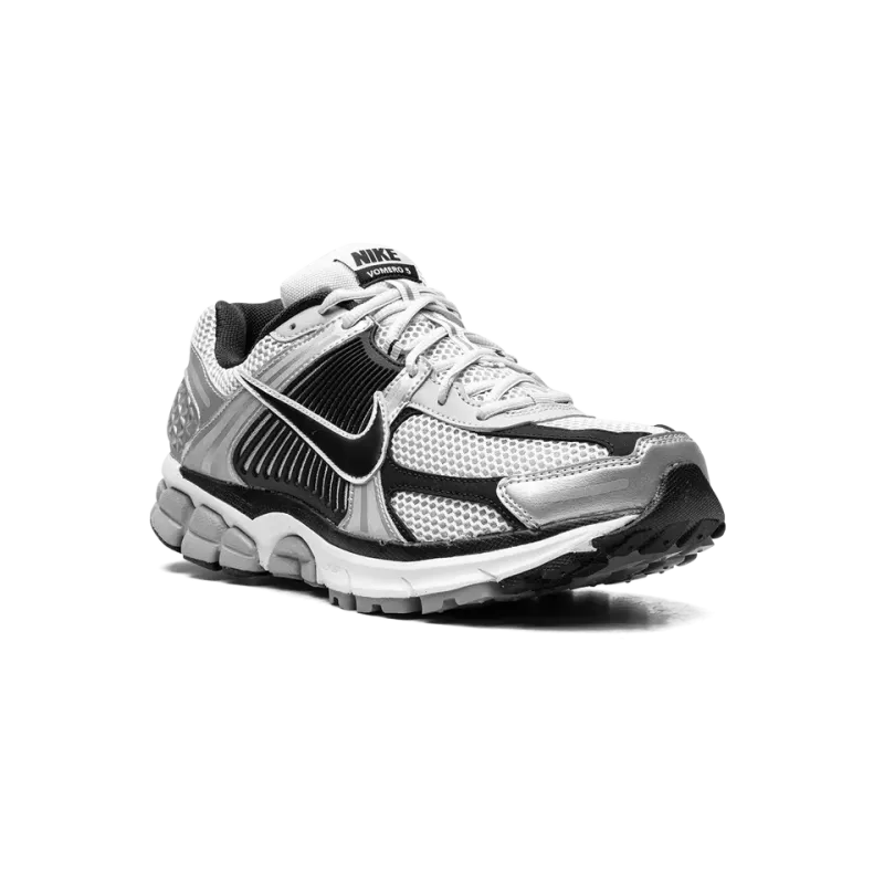 Nike Zoom Vomero 5 Metallic Silver Black Mens