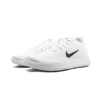 Nike Free RN 2018 White/Black Mens