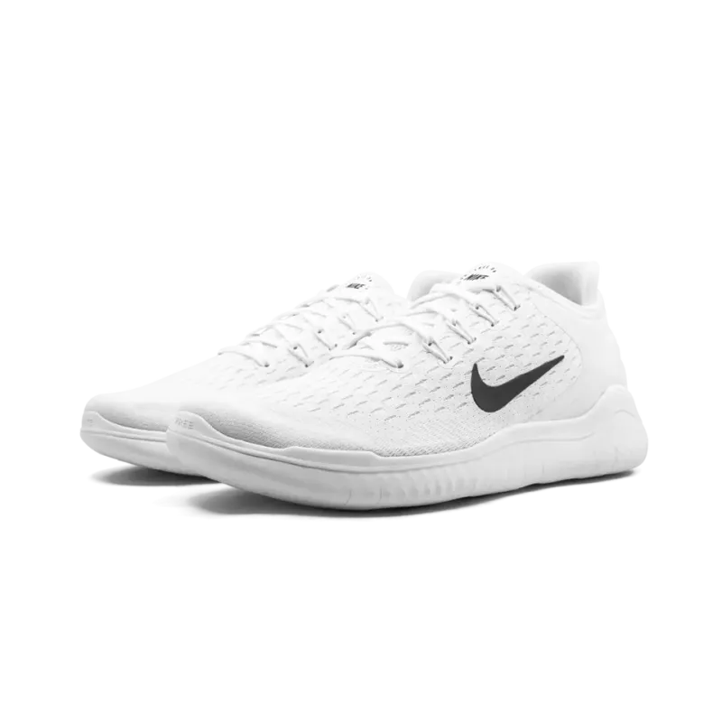 Nike Free RN 2018 White/Black Mens