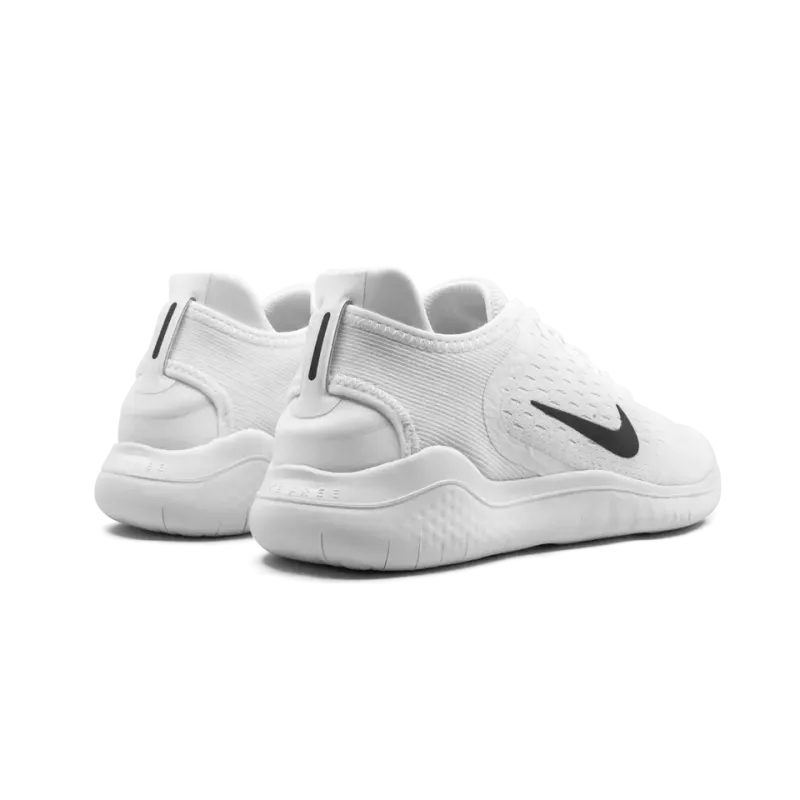 Nike Free RN 2018 White/Black Mens