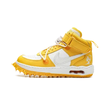 Nike Air Force 1 Mid Off-White - Varsity Maize Mens