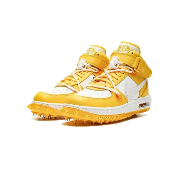 Nike Air Force 1 Mid Off-White - Varsity Maize Mens