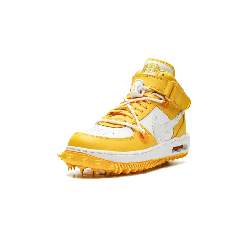 Nike Air Force 1 Mid Off-White - Varsity Maize Mens